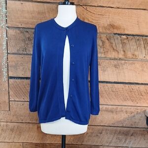 Coldwater Creek silk cardigan sz 8